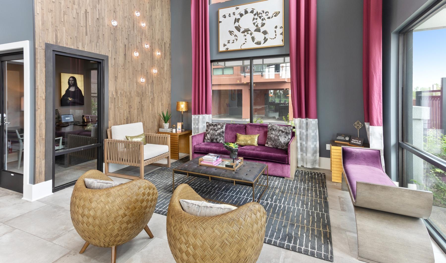 Find your perfect fit at Summit at San Marcos a room with a couch and chairs